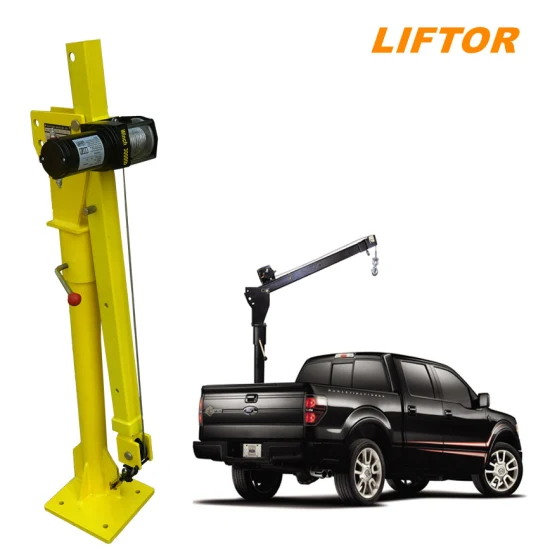 Liftor 500/1000kg 2000lbs Japón Mini camioneta eléctrica hidráulica móvil Jib RC Grúa montada en camión portátil Grúa araña sobre orugas de madera Ztc250V531 Precio de venta