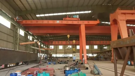 Móvil eléctrico de alta calidad, 10 toneladas, 20 toneladas, 32 toneladas, 40 toneladas, 50 toneladas, 75 toneladas, 80 toneladas, fabricante de grúa pórtico de doble viga