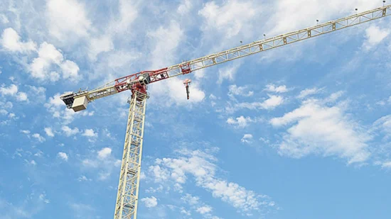  Nuevo foque de 60 m máx.  Cargar grúa torre en topless de 10 toneladas